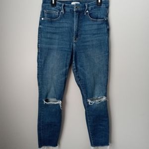 Good American High Rise Jeans in Blue